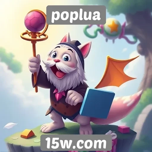 Principais recursos do site de jogos Poplua